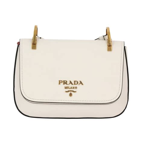 borsa prada tracolla bianca|borse a spalla tracolla.